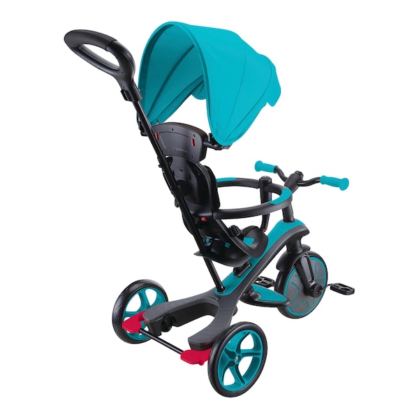 babywalz GlobberDreirad Explorer Trike 4in1 türkis Kostenloser Versand