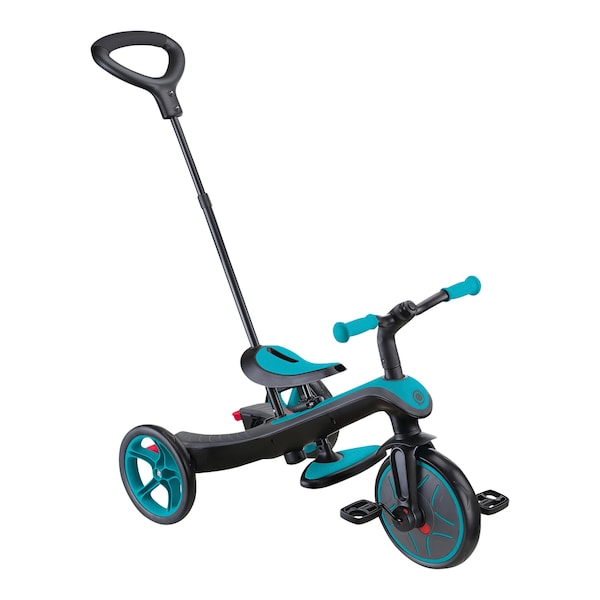 babywalz GlobberDreirad Explorer Trike 4in1 türkis Kostenloser Versand