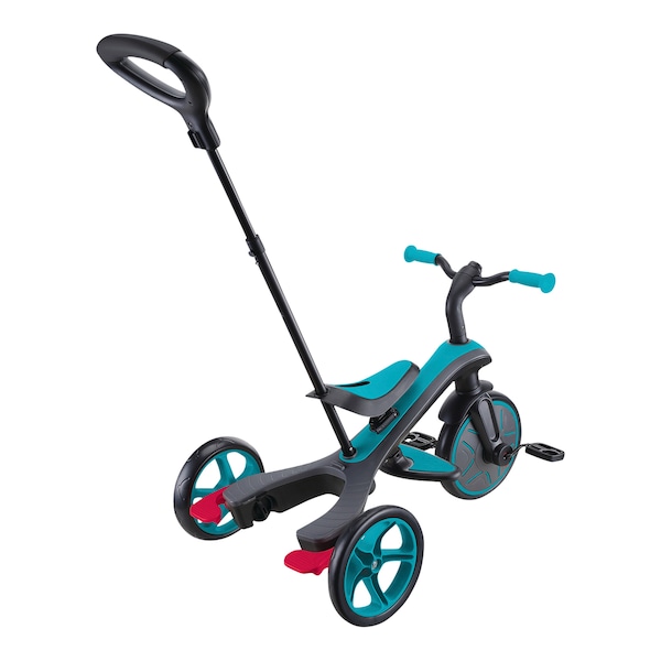 babywalz GlobberDreirad Explorer Trike 4in1 türkis Kostenloser Versand