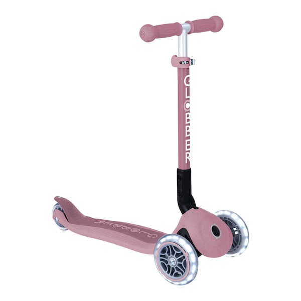 babywalz GlobberScooter Junior Foldable Lights ECO beere