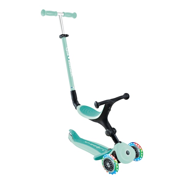 babywalz GlobberScooter 3in1 Go-Up active mit Leuchtrollen mint Günstig kaufen