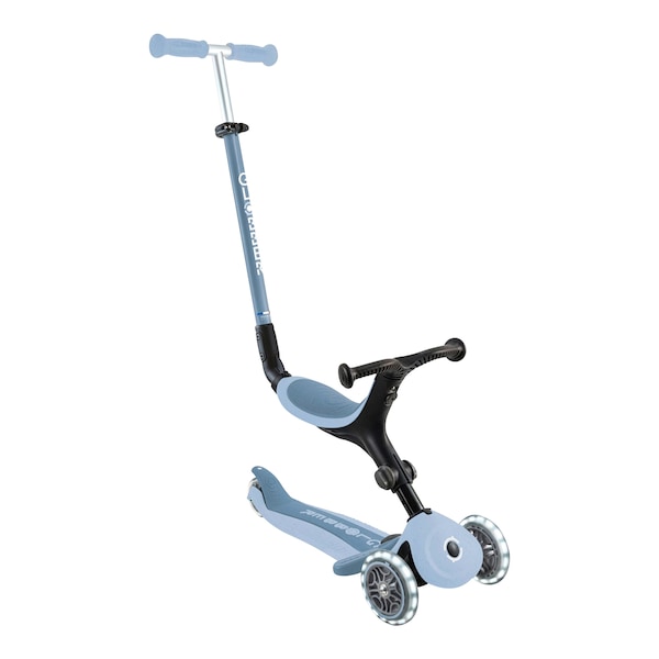 babywalz GlobberScooter 3in1 Go-Up active ECO mit Leuchtrollen blaubeere blaubeere Exklusivangebot