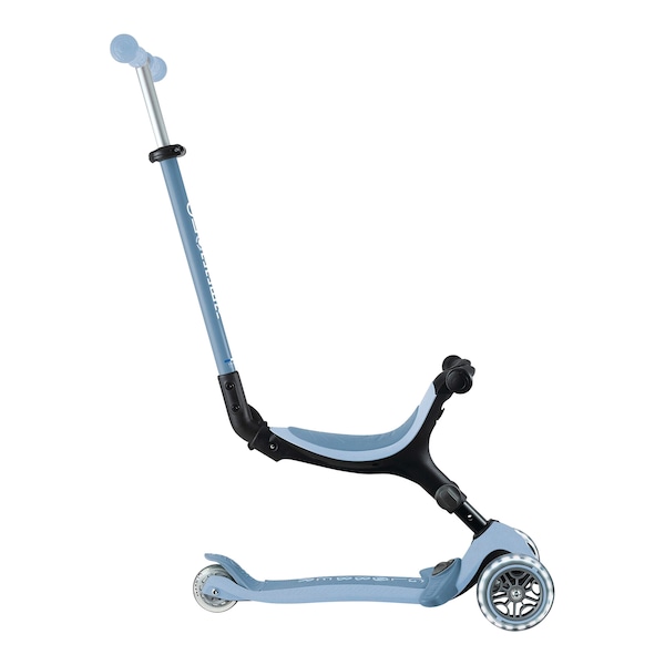 babywalz GlobberScooter 3in1 Go-Up active ECO mit Leuchtrollen blaubeere blaubeere Exklusivangebot