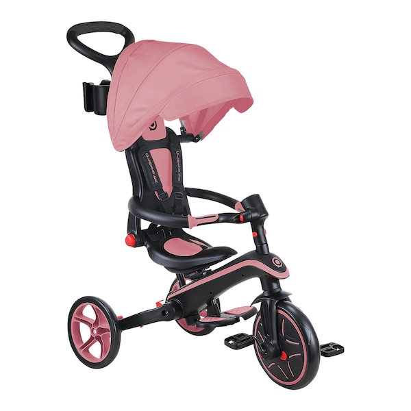 babywalz GlobberDreirad Explorer Trike foldable 4in1 rosa Preisnachlass
