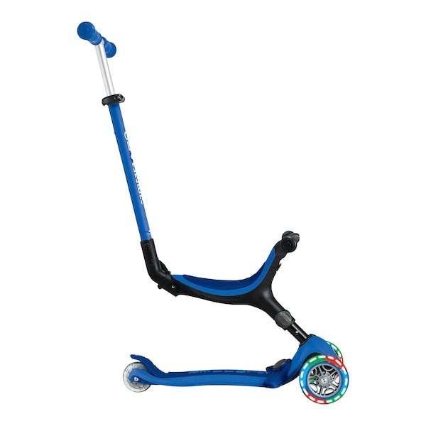 babywalz GlobberScooter 3in1 Go-Up active mit Leuchtrollen blau Saisonschlussverkauf