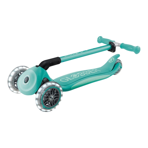 babywalz GlobberScooter PRIMO Foldable Plus Lights dunkelmint Weihnachtsangebot
