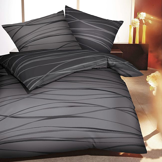 babybutt Kaeppel Mako-Satin Wendebettwäsche "Motion" im Angebot