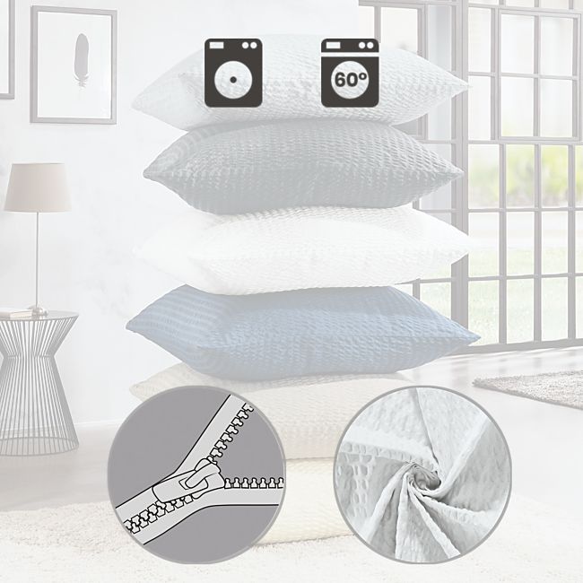 babybutt REDBEST Microfaser-Seersucker Kissenbezug "Detroit" Osterangebot