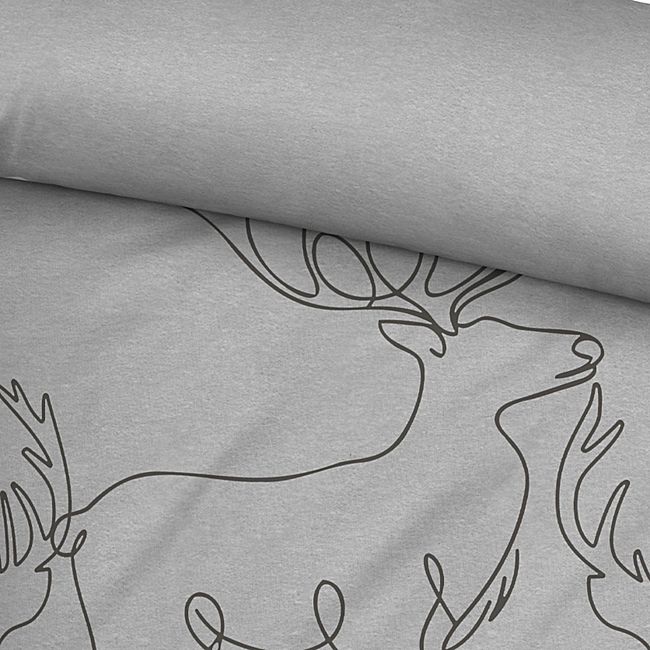 babybutt Biberna Melange-Flanell Bettwäsche Preisnachlass