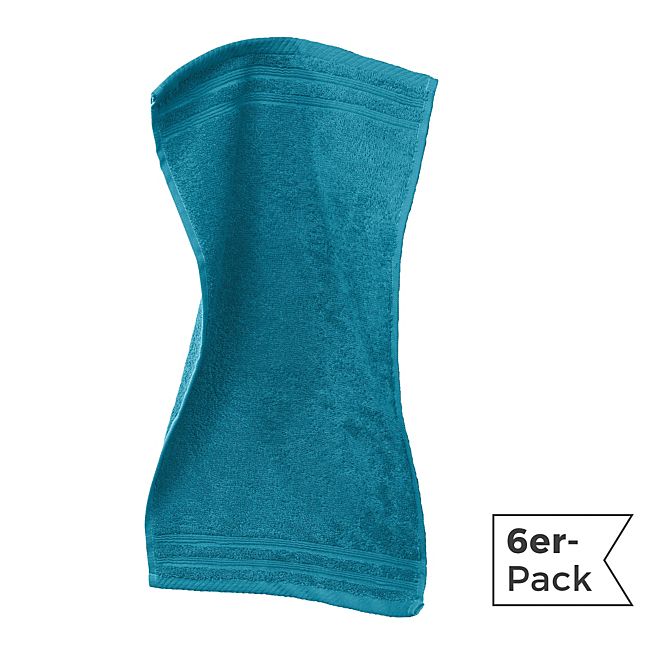 babybutt Erwin Müller Walk-Frottier Gästetuch "Heidelberg" im 6er-Pack Günstiger Verkauf