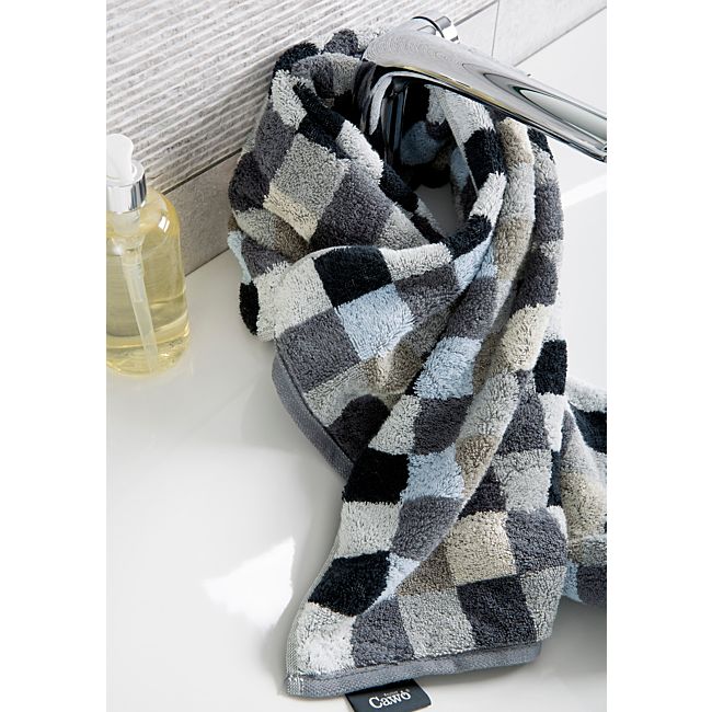 babybutt Cawö Walk-Frottier Duschtuch "Unique Karo" Sonderangebot