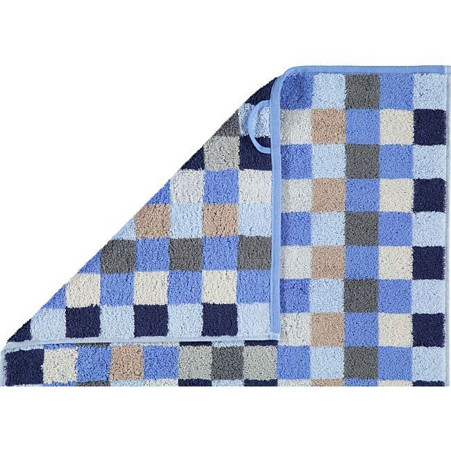 babybutt Cawö Walk-Frottier Jacquard Gästetuch "Unique Karo" im 2er-Pack Lagerräumung