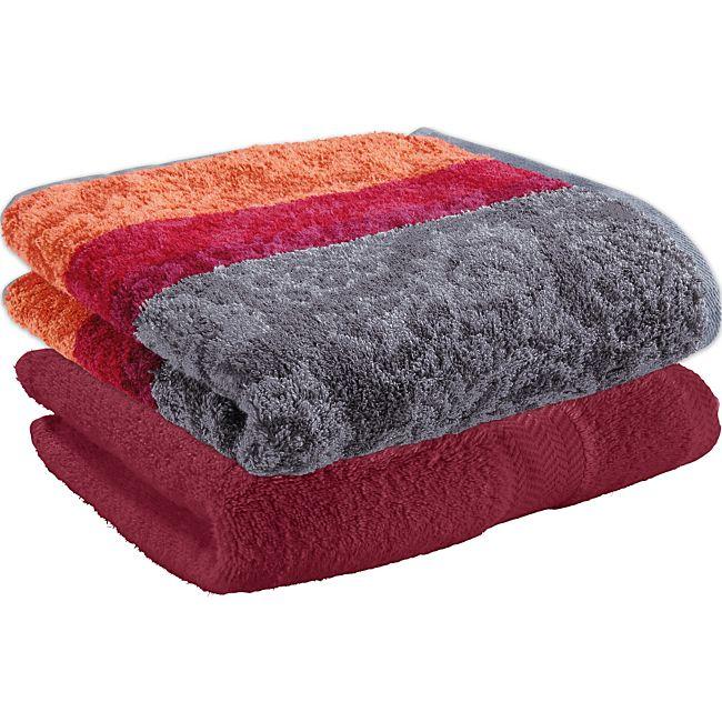 babybutt Erwin Müller Walk-Frottier Duschtuch-Set "Paisley" 2er-Pack