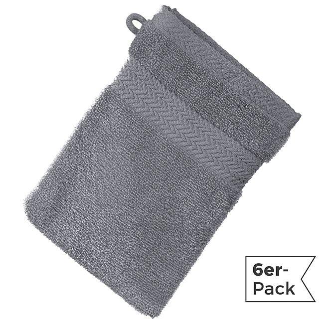 babybutt Erwin Müller Walk-Frottier Waschhandschuh "Friedrichshafen" im 6er-Pack
