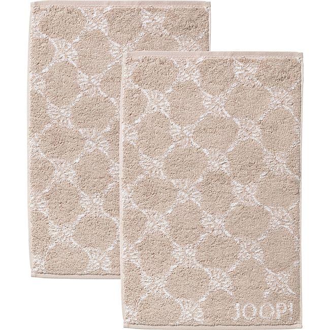 babybutt Joop Walk-Frottier Jacquard Gästetuch "Classic Cornflower" im 2er-Pack