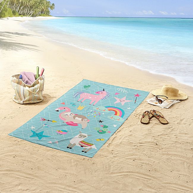 babybutt Good Morning Polyvelours Strandtuch "Moody" im Angebot