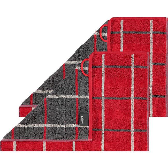 babybutt Cawö Walk-Frottier Gästetuch "Noblesse Square" im 2er-Pack Günstiger Verkauf