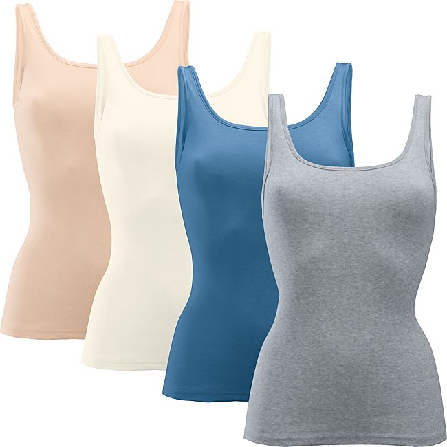 babybutt Speidel Feinripp Damen-Unterhemd im 4er-Pack