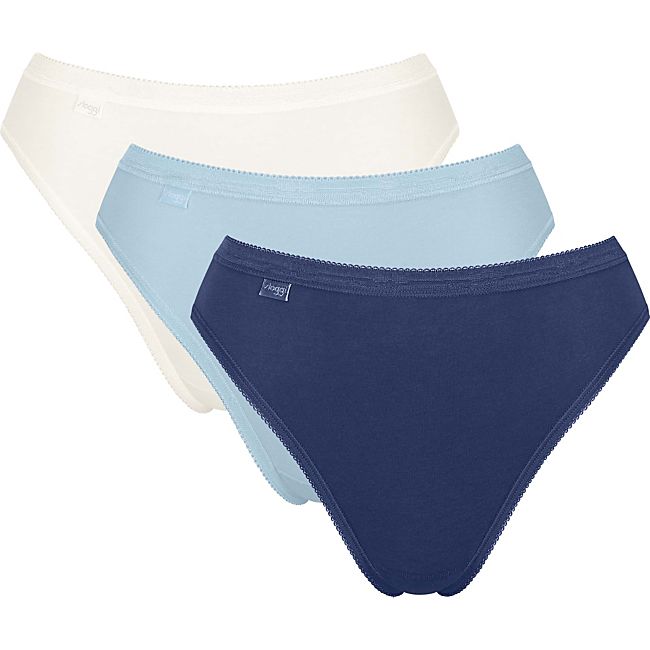 babybutt Sloggi Single-Jersey Damen-Slip "Basic+" im 3er-Pack