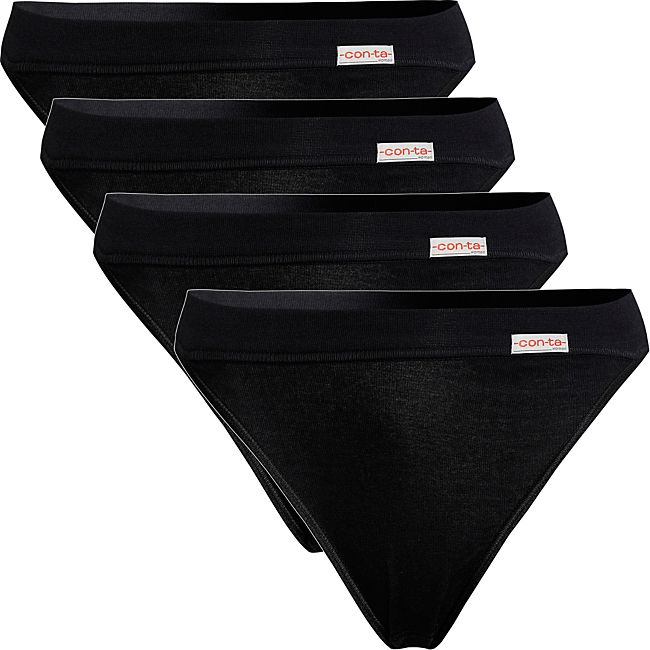 babybutt Conta Feinripp Damen-Slip im 4er-Pack