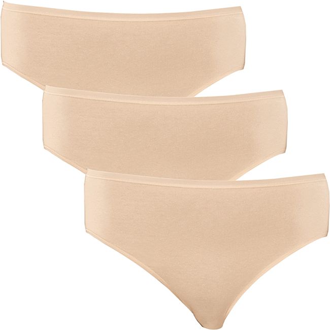 babybutt Schiesser Single-Jersey Damen-Slip "Cotton Essentials" im 3er-Pack
