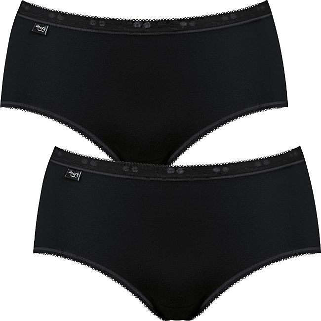 babybutt Sloggi Single-Jersey Damen-Hüftslip "Basic+" im 2er-Pack