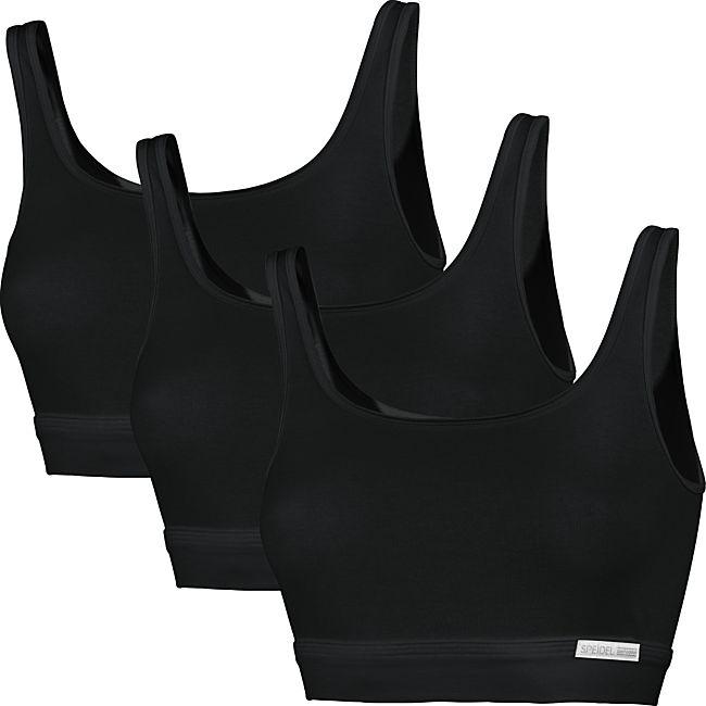 babybutt Speidel Bio Single-Jersey Damen-Bustier "Bio Cotton plus" im 3er-Pack