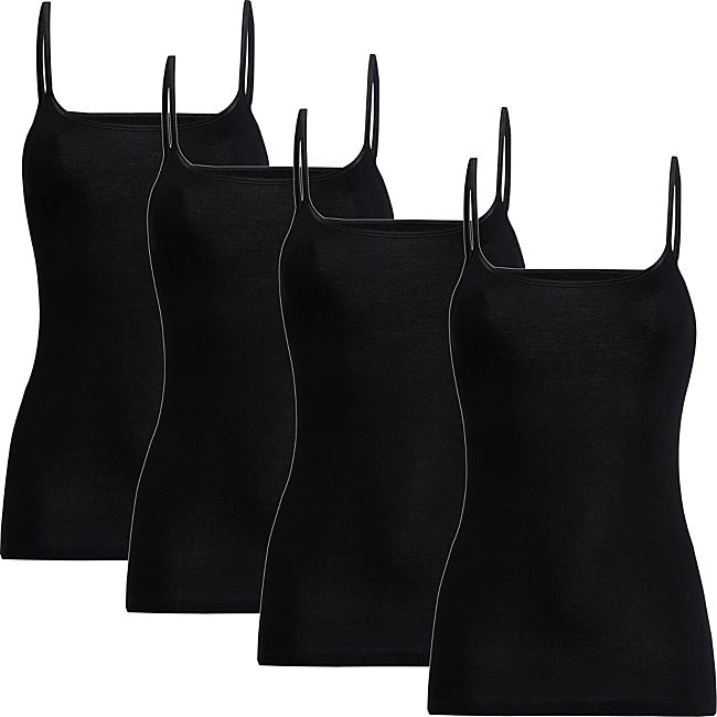 babybutt Conta Feinripp Damen-Unterhemd im 4er-Pack