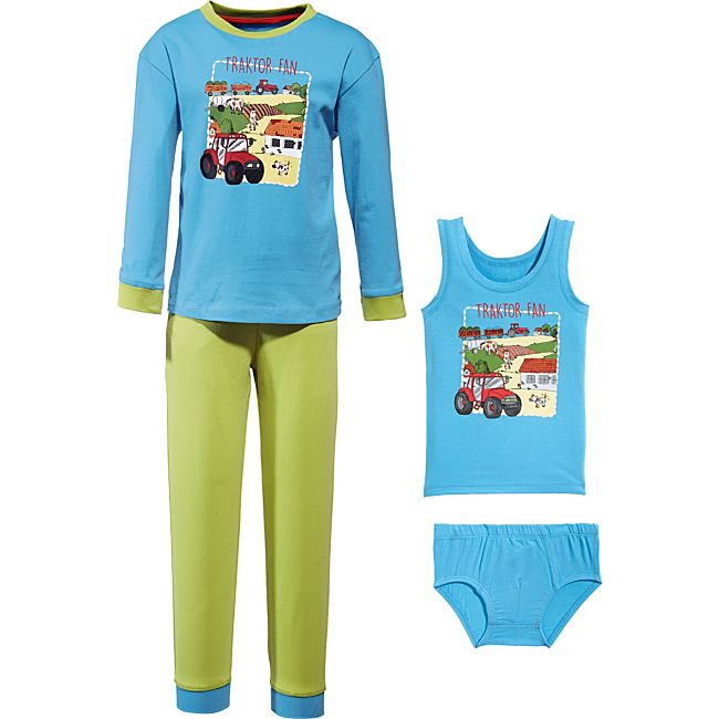 babybutt Erwin Müller Single-Jersey Jungen-Wäsche-Set 4-teilig