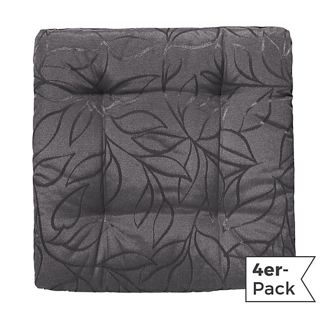 babybutt Erwin Müller abwaschbares Outdoor-Stuhlkissen "Terrassa" im 4er-Pack