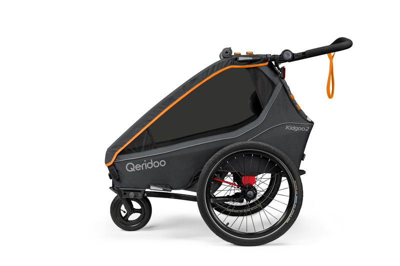 babyonlineshop Qeridoo Kidgoo 2 FIDLOCK Edition Fahrradanhänger Riesige Rabatte