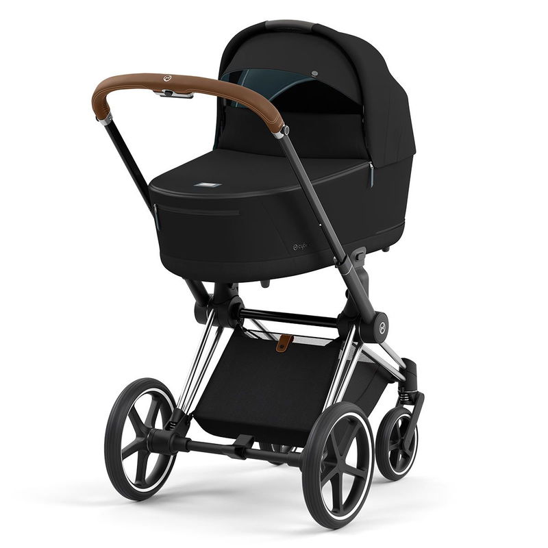 babyonlineshop CYBEX PRIAM Kinderwagen Sepia Black Bundle New Generation inkl. 7 Zubehörartikel Fabrikladen