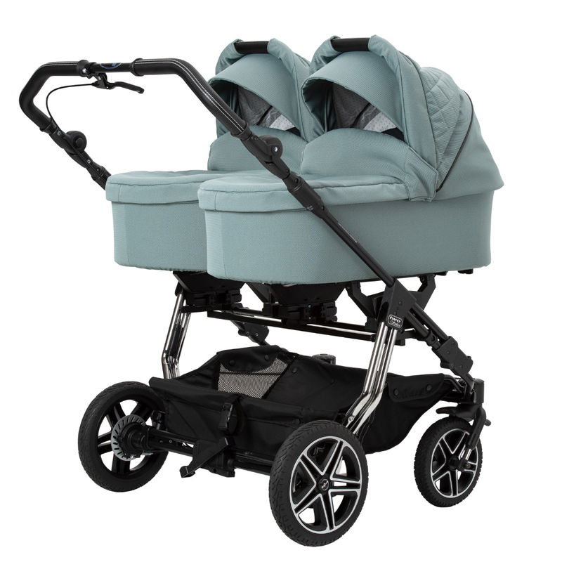 babyonlineshop Hartan 2025 Zwillings-/Geschwisterwagen Two Select – schwarz 50% Rabatt für begrenzte Zeit