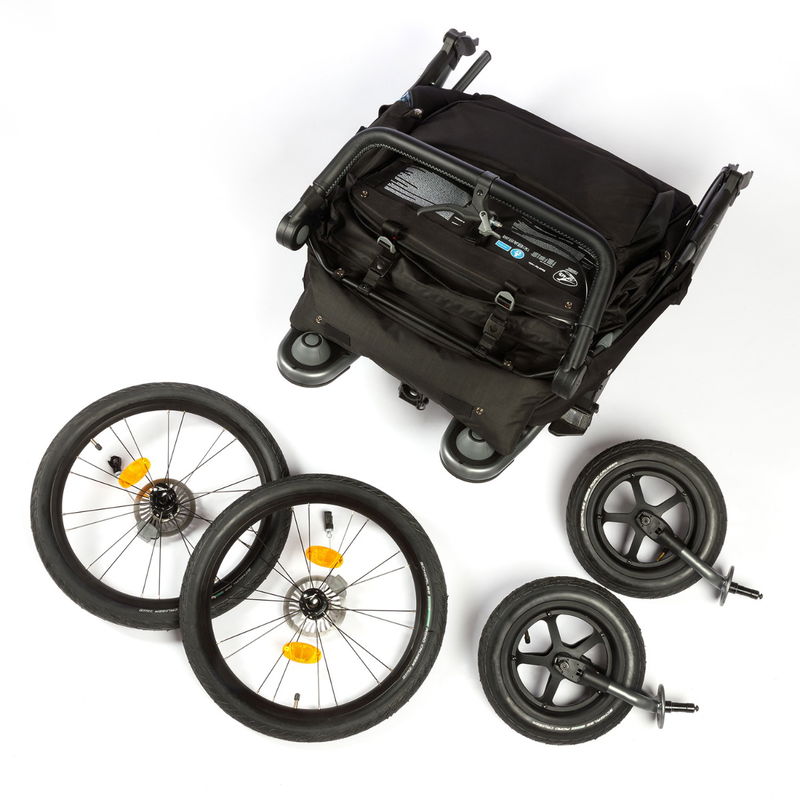 babyonlineshop tfk Velo 2 Fahrradanhänger schwarz Rabatte dieses Monats