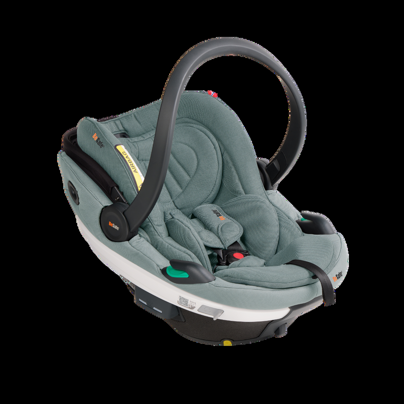babyonlineshop BeSafe Go Beyond Babyschale und Beyond 360 Autositz mit Base Sea Green Mélange Räumungsverkauf