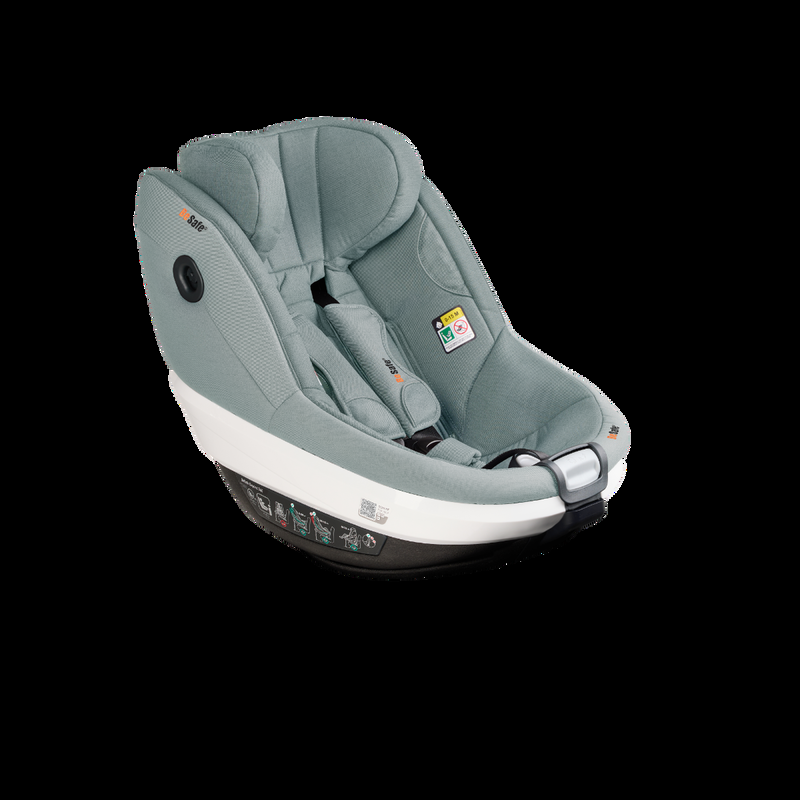babyonlineshop BeSafe Go Beyond Babyschale und Beyond 360 Autositz mit Base Sea Green Mélange Räumungsverkauf