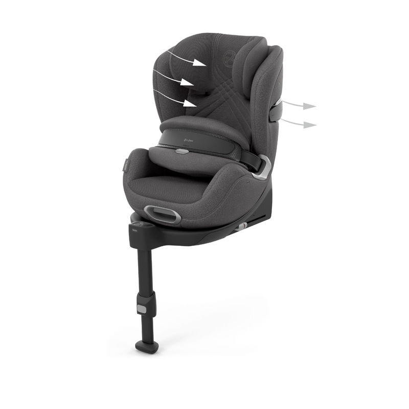 babyonlineshop CYBEX Anoris T2 i-Size Kindersitz Plus Mirage Grey Ab 15 Monate bis ca. 7 Jahre VIP-Rabatte