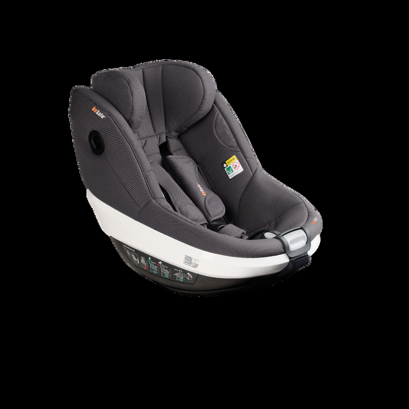 babyonlineshop BeSafe Go Beyond Babyschale und Beyond 360 Autositz mit Base Dark Grey Mélange Super Sparpreis