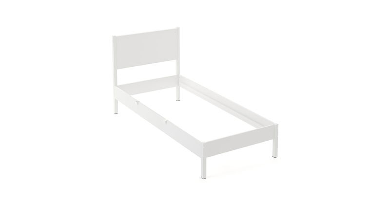babyonlineshop Nature Kid Fabi Familienbett weiß 180 x 200 cm Doppeltbett und 90 x 200 cm Einzelliege JETZT KAUFEN