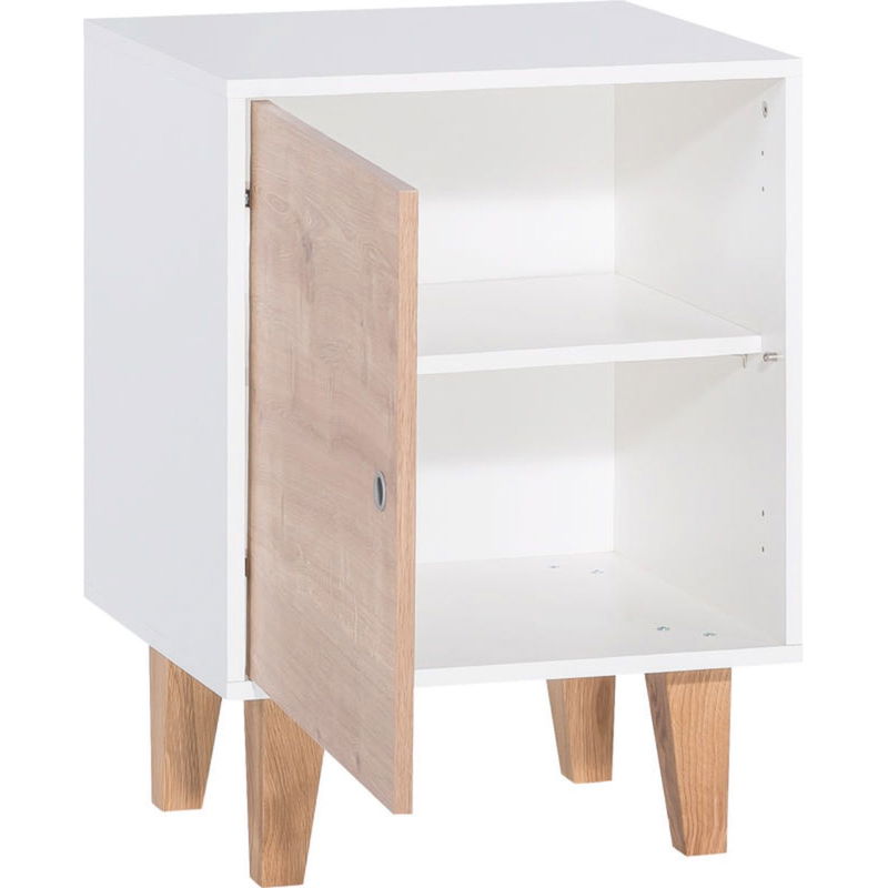 babyonlineshop VOX Concept 1-türiger kleiner Schrank white/oak Riesige Rabatte