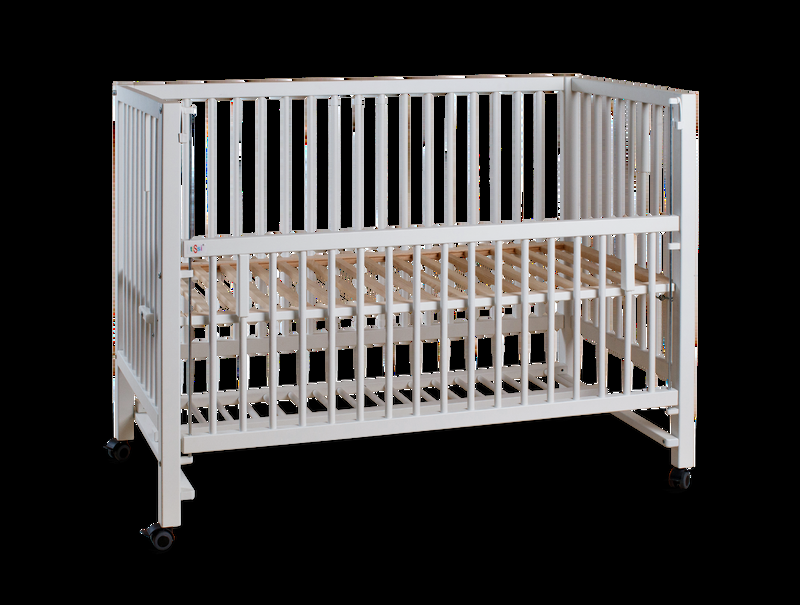 babyonlineshop tiSsi XXL Kinderbett / Beistellbett Hajo weiß 60 x 120 cm Günstiger Verkauf