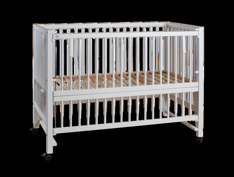 babyonlineshop tiSsi XXL Kinderbett / Beistellbett Hajo weiß 60 x 120 cm Günstiger Verkauf