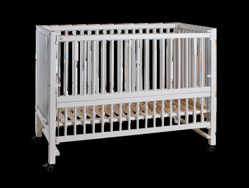 babyonlineshop tiSsi XXL Kinderbett / Beistellbett Hajo weiß 60 x 120 cm Günstiger Verkauf