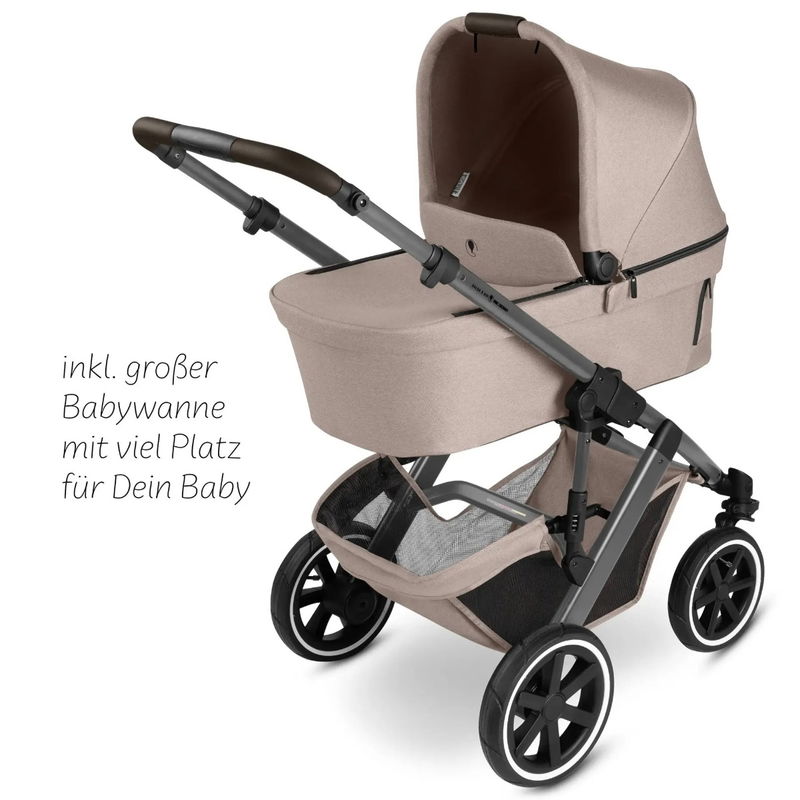 babyonlineshop ABC Design Salsa 5 Air Kombikinderwagen Camel Preisnachlass