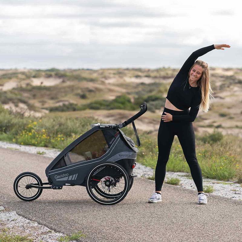 babyonlineshop Qeridoo 14 Zoll Joggerrad für Zweisitzer Saisonschlussverkauf