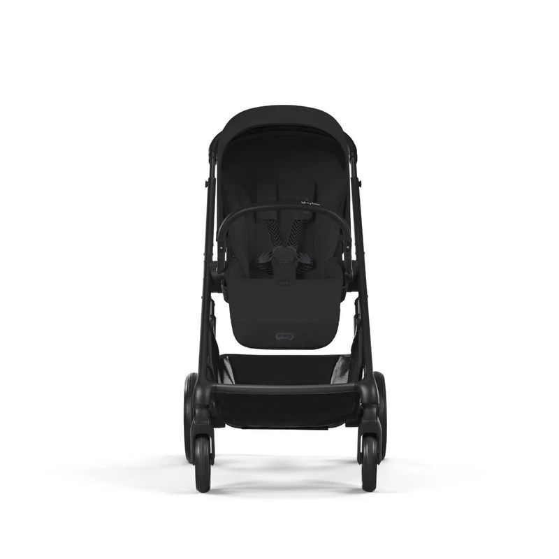 babyonlineshop CYBEX Balios S LUX Kinderwagen + Cloud T i-Size Bundle Moon Black Lagerräumung