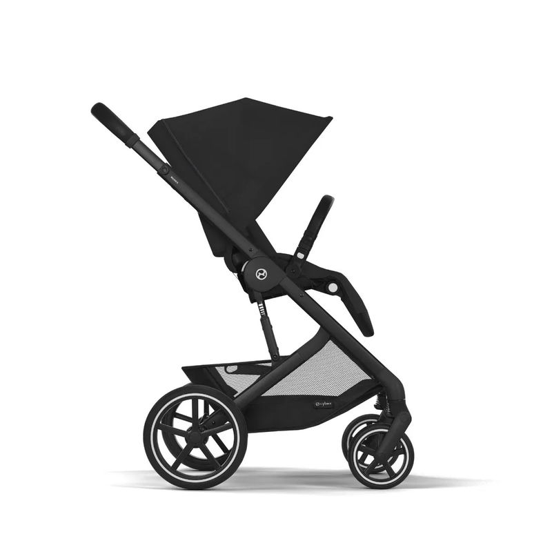 babyonlineshop CYBEX Balios S LUX Kinderwagen + Cloud T i-Size Bundle Moon Black Lagerräumung