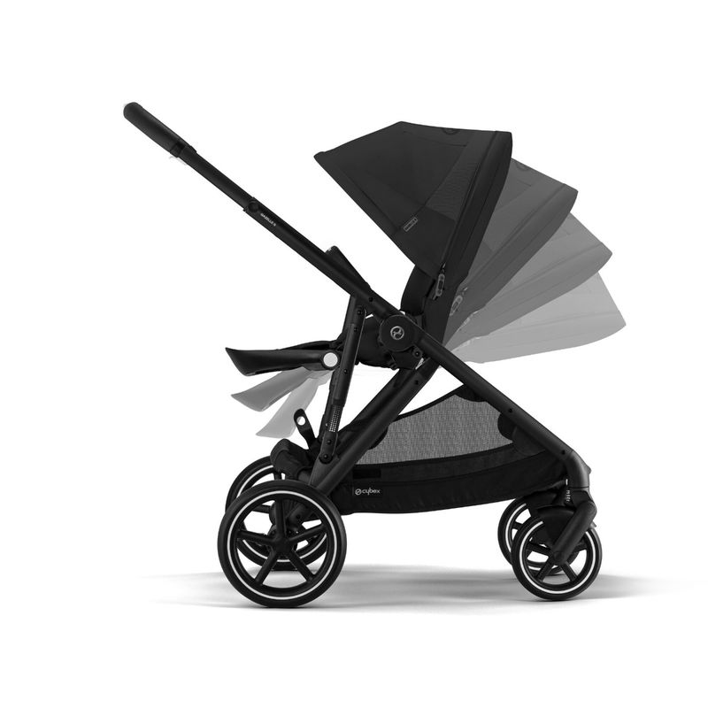 babyonlineshop CYBEX Gazelle S Kinderwagen Moon Black + Cloud T I-Size + Zubehör Bundle Zeitlich begrenztes Angebot