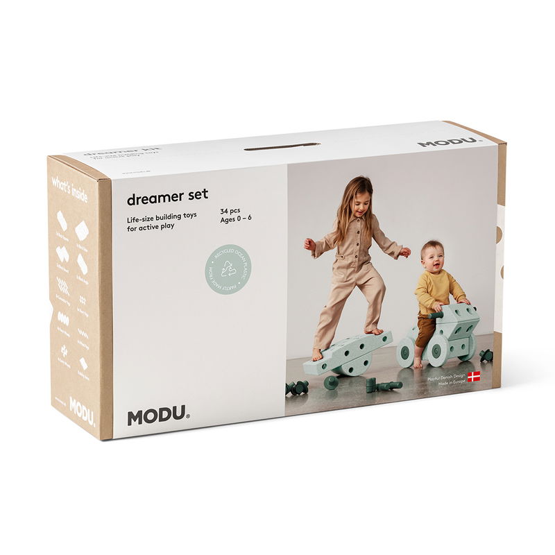 babyonlineshop MODU Dreamer Set Ocean Mint / Forest Green Sonderangebote