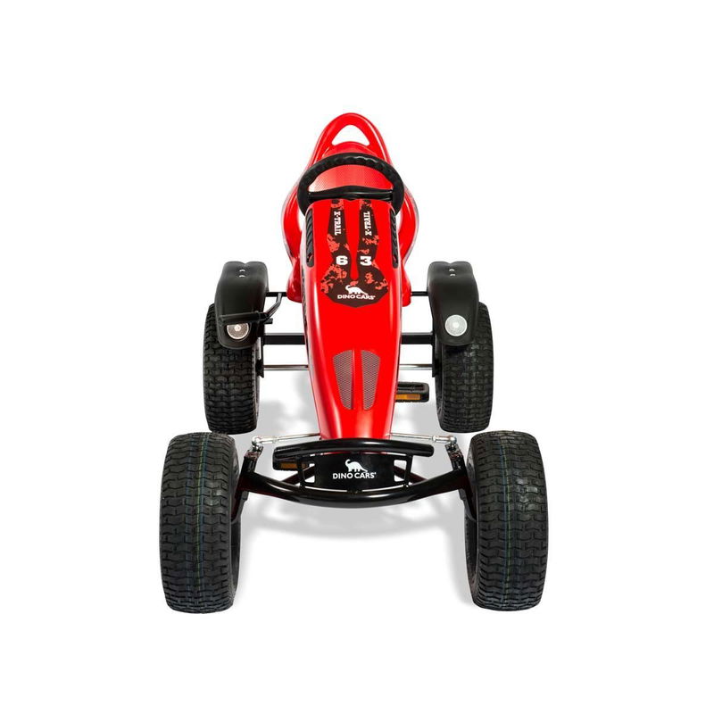 babyonlineshop Dino Cars X-Trail BF1 GoKart schwarz mit Bremsfreilauf & Pendelachse Super Sparpreis